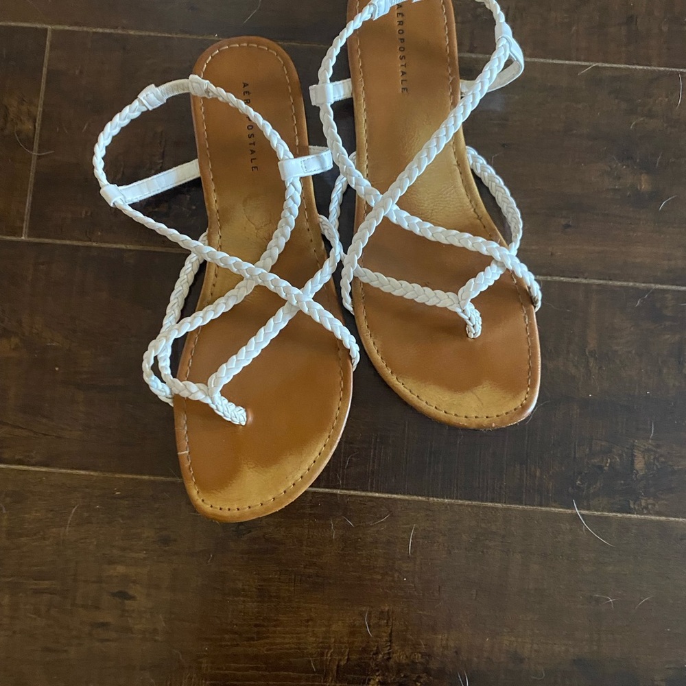 Women’s white sandals
